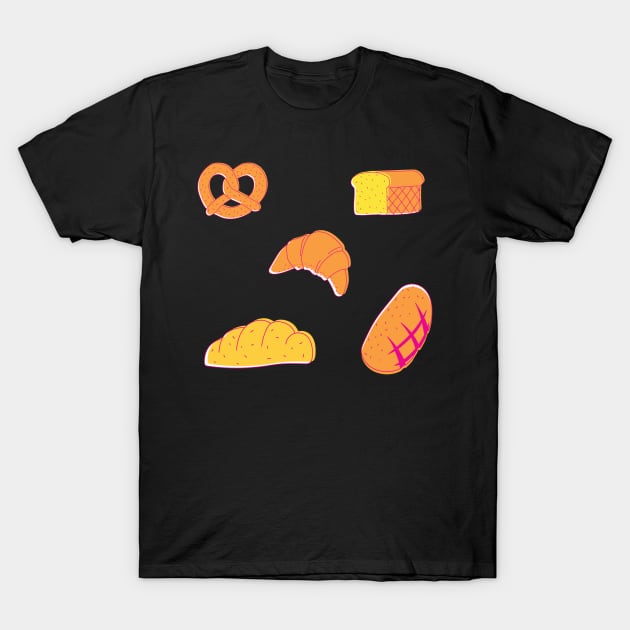 bread sticker pack T-Shirt by hrose524